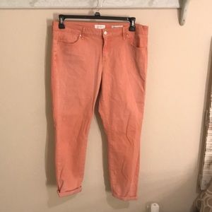 Jessica Simpson rolled Cropped skinny pants